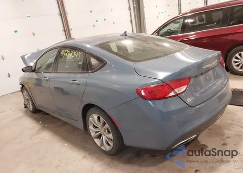 2015 Chrysler 200 S z USA, uszkodzony, nr VIN 1C3CCCBB4FN721314